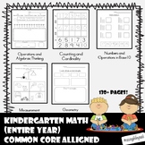 Kindergarten Math for the Entire year! (Common Core alligned)