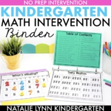Kindergarten Math Intervention Binder | No Prep Math Binde