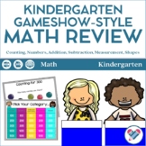 Kindergarten Math Jeopardy-Style Review Game PRINT AND DIGITAL