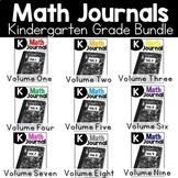 Kindergarten Math Journal Bundle