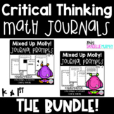 Kindergarten Math Journal Prompts ENDLESS Bundle