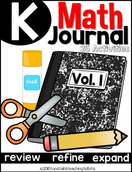 Preview of Kindergarten Math Journal Volume 1