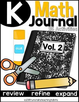 Preview of Kindergarten Math Journal Volume 2