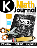 Kindergarten Math Journal Volume 2