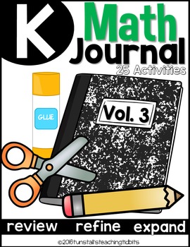 Preview of Kindergarten Math Journal Volume 3