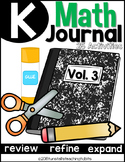 Kindergarten Math Journal Volume 3