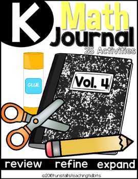 Preview of Kindergarten Math Journal Volume 4