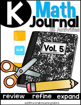 Preview of Kindergarten Math Journal Volume 5