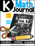 Kindergarten Math Journal Volume 5