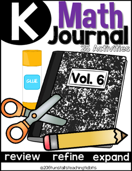 Preview of Kindergarten Math Journal Volume 6