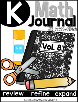 Preview of Kindergarten Math Journal Volume 8