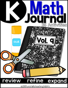 Preview of Kindergarten Math Journal Volume 9