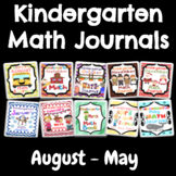 Distance Learning Kindergarten Math Journals All Year!