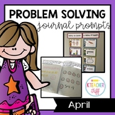 Kindergarten Math Journals: April Story Problems