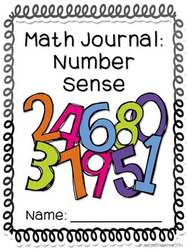 Preview of Math Journals: Number Sense