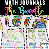 Kindergarten Math Journals THE YEARLY BUNDLE | Number Sens