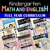 Kindergarten Math & Language Arts Full Year Curriculum Bun