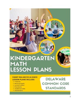 Preview of Kindergarten Math Lesson Plans - Delaware Common Core