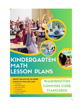 Preview of Kindergarten Math Lesson Plans - Washington Common Core