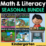 Kindergarten Math & Literacy Bundle {For All Seasons} | Di
