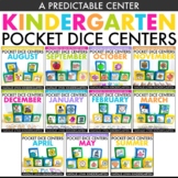 Kindergarten Math & Literacy Centers Pocket Dice Activitie