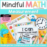 Kindergarten Math - Measurement & Time Unit - Math Centers
