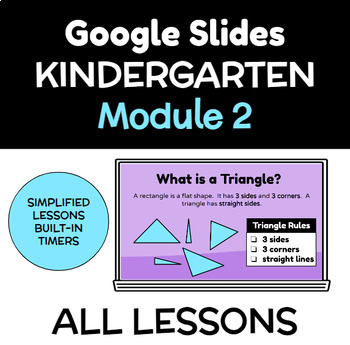 Preview of Kindergarten Math Module 2 Lesson Slides - Original Eureka Aligned