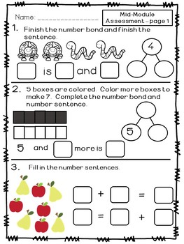 kindergarten math module 4 bundle by corleto common core curriculum