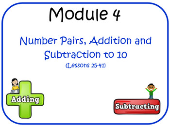 Preview of Kindergarten Math Module 4 Lessons 25-41 (Compatible w/ Eureka Math)