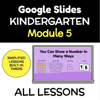 Preview of Kindergarten Math Module 5 Lessons 1-24 Slides - Original Eureka Aligned
