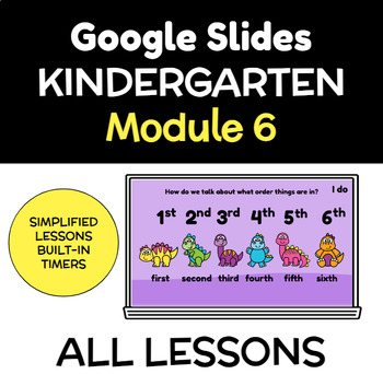 Preview of Kindergarten Math Module 6 Lesson Slides - Original Eureka Aligned