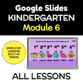 Kindergarten Math Module 6 Lesson Slides - Original Eureka