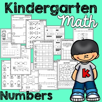 Kindergarten Math Number (No Prep) by Miss Rainbow Education | TpT