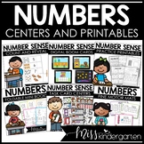 Kindergarten Math Number Sense Activities Centers & Worksh