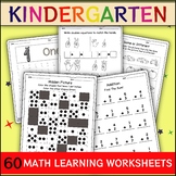 Kindergarten Math Number Sense Activities Writing Practice