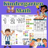 Kindergarten Math Number Sense Activity Tracing Worksheets