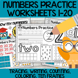 Kindergarten Math Numbers Worksheets 1-10 | 1-20 | Tracing