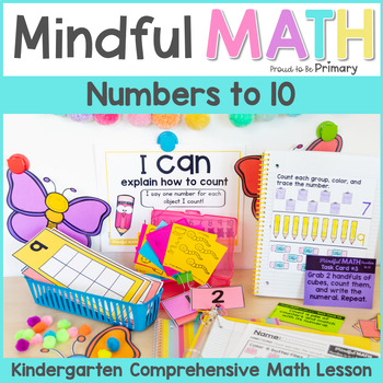 Preview of Kindergarten Math - Numbers to 10 - FREE Math Lesson & Center Activities
