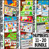 Teen Numbers Kindergarten Activities | Numbers 11 - 20 BUNDLE