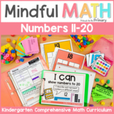 Kindergarten Math - Numbers to 20 Unit - Math Centers, Wor