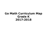 Kindergarten Math Pacing Calendar