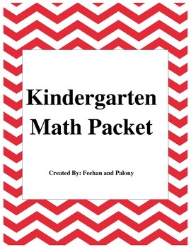 Preview of Kindergarten Math Packet