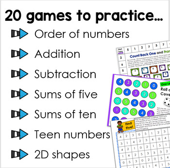 math games kindergarten