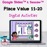 Kindergarten Math Place Value  11-20 Google Slides & Seesa