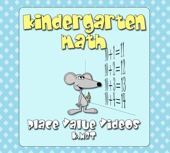 Preview of Kindergarten Math: Place Value Videos (K.NBT)