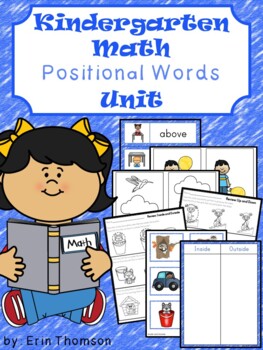 Preview of Kindergarten Math Unit ~ Positional Words