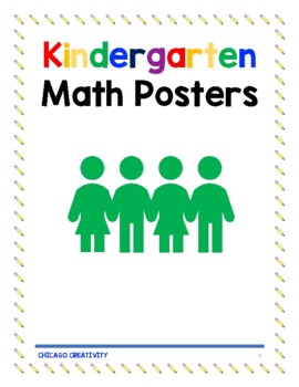 Preview of Kindergarten Math Posters