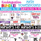 Kindergarten Math PowerPoints BUNDLE | Distance Learning Math