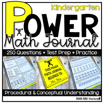 Preview of Kindergarten Math Printables | Math Spiral Review | Morning Work