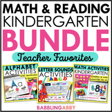 Kindergarten Math & Reading Intervention Activities - Scie